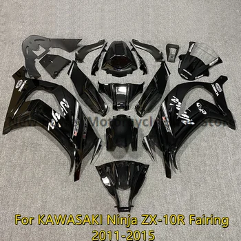 Мотоциклетный Комплект Обтекателей Для Kawasaki Ninja ZX10R 2011 2012 2013 2014 2015 ZX 10R Литьевая Форма Кузова Белый Черный