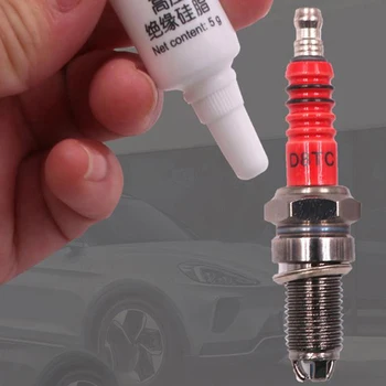 Высоковольтная изолирующая силиконовая смазка для автомобильных свечей зажигания, высоковольтная смазка для автомобильных свечей зажигания и устойчивость к коррозии при низких температурах