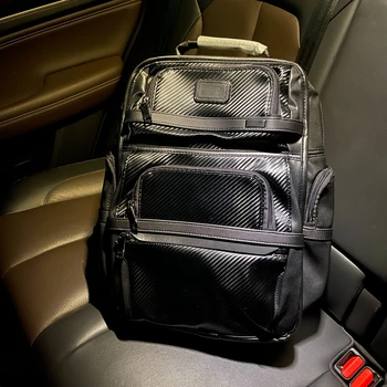 Мужской Деловой полностью кожаный рюкзак для зарядки из углеродного волокна 2603579CB333
