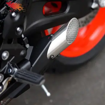 Крышка Глушителя Выхлопной трубы Мотоцикла, Аксессуары Для YAMAHA Tracer MT-07 MT07 MT 07 TRACER Moto Cage Tracermt 07 2015-2021