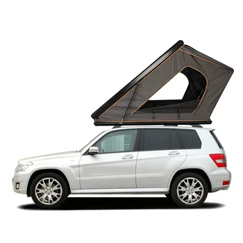 Горячая продажа 2-3 человека Алюминиевая треугольная палатка на крыше с треугольной крышей, кемпинг на открытом воздухе, жесткая палатка на крыше автомобиля