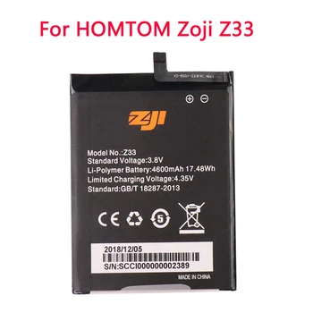 Новый Высококачественный аккумулятор HOMTOM Z33 емкостью 4600 мАч для мобильного телефона HOMTOM zoji Z33