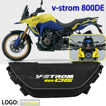 Аксессуары для мотоциклов, водонепроницаемая и пылезащитная сумка для хранения на руле, навигационная сумка для V-strom 800DE, v-strom 800de