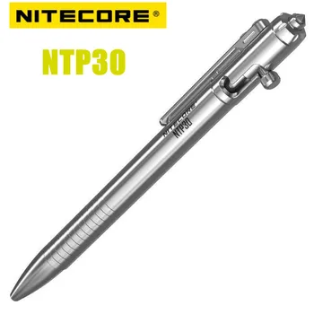 NITECORE NTP30, Тактическая Ручка с Титановым Болтом, Аварийный Стеклянный Выключатель, Инструмент для самообороны, Инструмент Для Выживания, Ручка Для Письма, Стеклянный Выключатель