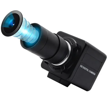 Веб-камера для ноутбука ELP 5-50 мм, объектив с переменным фокусным расстоянием, 8MP IMX179, цветной сенсор, Мини HD, онлайн-камера для ПК, Зум,