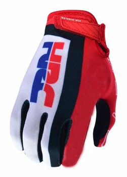 Бесплатная доставка, красные перчатки с воздушной сеткой HRC для мотоцикла Honda, перчатки для мотокросса, горный велосипед, внедорожные гоночные перчатки
