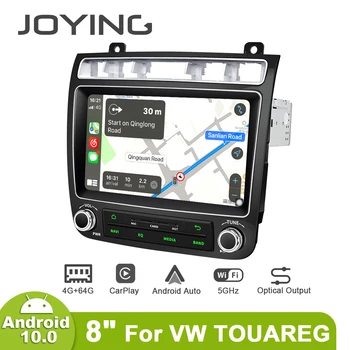 РАДУЯСЬ 8 Дюймовым Автомобильным Мониторам 1024*600 Android 10,0 Авторадио GPS Навигация Carplay И Рулевое колесо Для Volkswagen VW Touareg