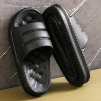 Дизайнерские мужские тапочки, Женские тапочки на толстой платформе, Пляжные Легкие сандалии из ЭВА, Мужская обувь для ванной комнаты, лето 2021
