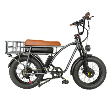 Электрический ретро грузовой велосипед 2000 Вт двухмоторный мотоцикл Ebike 48 В 18Ah Ebike 20 