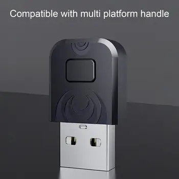 Bluetooth-совместимый Адаптер контроллера 5.0, Подключаемый и воспроизводимый Геймпад с низкой задержкой, беспроводной приемник ключа для PS5 / 4