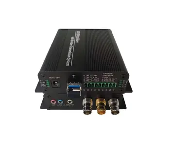 Настройка контроллера громкости внутренней связи 3G-SDI с петлевым выходом RS422/3,5 мм аудио SDI оптоволоконный конвертер