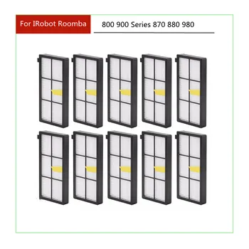 10 Упаковок Hepa-фильтра, аксессуар для iRobot Roomba 800 900 серии 870 880 980, запасные части для вакуумных роботов