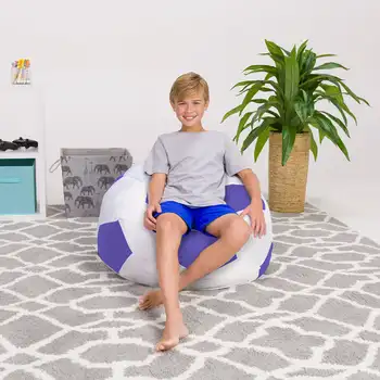 Кресло-мешок, Детское, 3 фута, фиолетовый надувной мяч