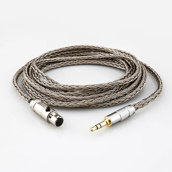 Hi-Fi 8-ядерные Аудио наушники, обновленные кабели 3,5 мм, стерео разъем для mini XLR для AK G Q701, K240S, K271, K702, K141, K171, K712