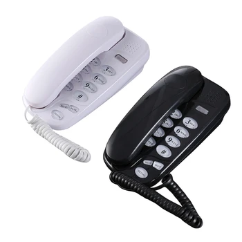 Настенный мини-телефон KXT-580 с подсветкой вызова, Настенный Стационарный телефон L21D