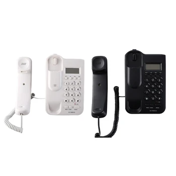 Проводной телефон для рабочего стола Проводной Стационарный Настольный Домашний Телефон Для пожилых Людей Идентификатор вызывающего абонента Встроенный Телефон с Вызовом на дом HXBE