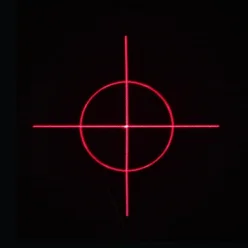 объектив с круглыми дифракционными решетками 100шт для игр в лазертаг CS Cross Target PMMA DOE