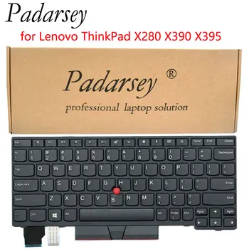 Сменная клавиатура Padarsey для ноутбука Lenovo ThinkPad X280 X390 X395 (не подходит для X390 Yoga) (без подсветки)