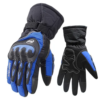 Зимние мотоциклетные перчатки мужские с сенсорным экраном для мотокросса, водонепроницаемые, ветрозащитные, теплые перчатки Guantes Moto Luvas