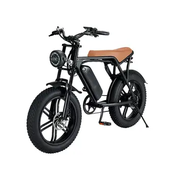 20-дюймовый Городской Электрический велосипед с толстыми шинами 750 Вт 1000 Вт, Ретро Электрический Велосипед Mtb Ebike, Электрический горный велосипед с толстыми шинами для взрослых