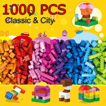 СДЕЛАЙ сам 1000 шт. Классические детали, модель, строительные блоки, наборы для обучения, предметы, Городские креативные игрушки для взрослых, MOC Designer Creative