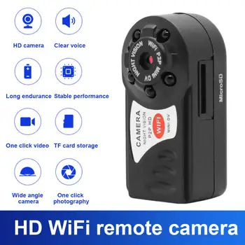 Мини Q7 1080P Wifi Камера DV DVR Рекордер, Маленькая камера инфракрасного ночного видения, беспроводная IP-камера, видеокамера для защиты безопасности