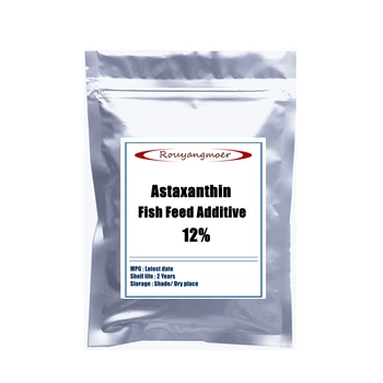Кормовая добавка для рыб Астаксантин розовый порошок астаксантина астаксантин для рыб 12%