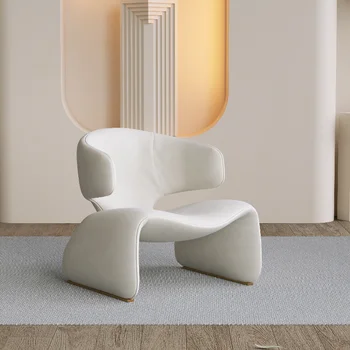 Роскошные диваны для гостиной из скандинавской ткани, Дизайнерский Креативный одноместный диван-кресло для Отдыха Divani Da Soggiorno Мебель для дома WK50SF