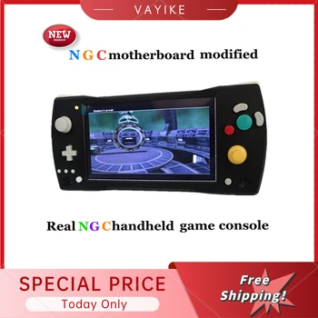 Ретро Игровая приставка Плеер 7 дюймов IPS LCD Аркадная игровая приставка Модифицированная материнской платой WII NGC Gameboy с Двойным джойстиком