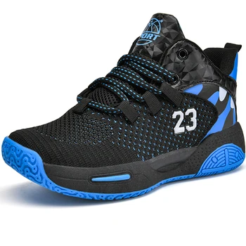 Детская брендовая обувь для баскетбола для мальчиков, Высококачественные нескользящие детские кроссовки Унисекс для девочек, спортивная обувь для мальчиков на открытом воздухе, корзина для тренера