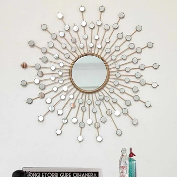 Винтажные декоративные Зеркала для ванной Комнаты, Эстетическое Роскошное Декоративное зеркало, Абстрактное Украшение дома Espelho Para Banheiro ZY50JZ