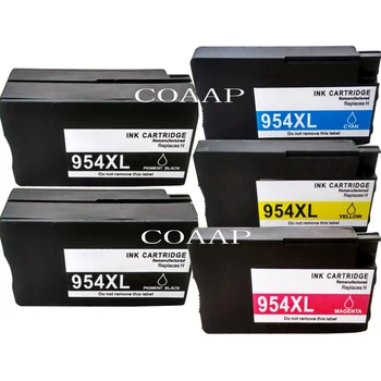 5 Картридж с чернилами для принтера для совместимого hp 954xl для OfficeJet Pro 8725 7740 8210 8710 8716 8730 принтера