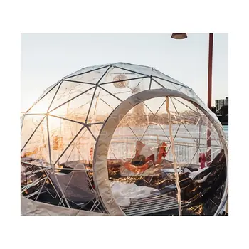 Австралия 4 м прозрачный ПВХ садовый купол Igloo, водонепроницаемая кемпинговая палатка для 2 человек