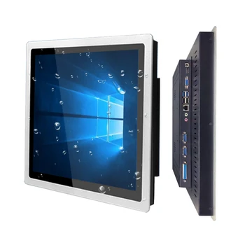 15-дюймовый Встраиваемый промышленный Компьютер Tablet PC Core i7-7500U с емкостным сенсорным экраном All-in-one PC для Win10 Pro 1024*768