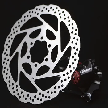 Велосипедный тормозной диск MTB 140/160/180 мм Тормозной ротор из нержавеющей стали с винтами MTB Гидравлические дисковые тормозные колодки Аксессуары для велосипедов
