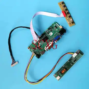 Панель ЖК-монитора Плата контроллера привода Подходит для B121EW03 B121EW05 1-CCFL VGA DVI HDMI-Совместимый 12,1 