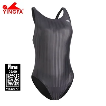 Одобренный Yingfa FINA Профессиональный Водонепроницаемый, устойчивый к хлору Купальник, Женский цельный соревновательный купальник, купальный костюм для девочек