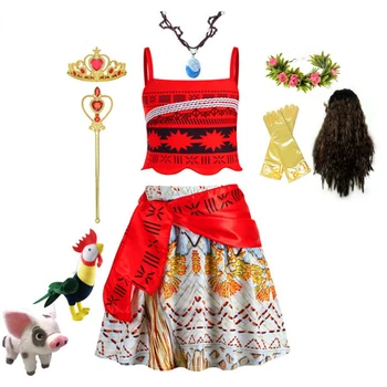 Женские костюмы Моана на Хэллоуин, Оушен Странная судьба, Потому что Моана Косплей, Мауи, детская одежда, принцесса Оушен Покахонтас