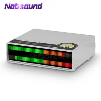Nobsound 56 Бит Стерео микрофон + ЛИНЕЙНЫЙ RGB светодиодный Визуализатор музыкального спектра Дисплей Измеритель уровня Звука Аудио Анализатор для Динамика/Усилителя