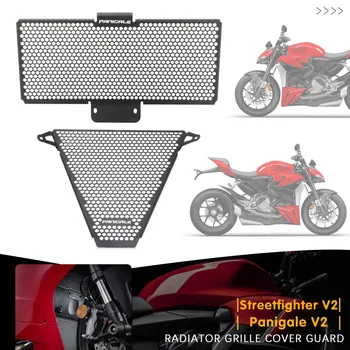 Для мотоцикла DUCATI Streetfighter V2 2020-2023 Алюминиевая решетка Радиатора, защитная решетка, защитная решетка