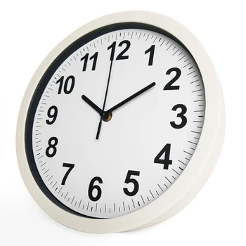 10-дюймовые настенные часы бесшумные и не тикающие современные настенные часы-подходят для офисов, спален, школ, гостиных