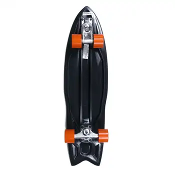 30-дюймовый черный скейтборд для серфинга с клейкой лентой Sunset Grip, колеса 60 x 25 мм