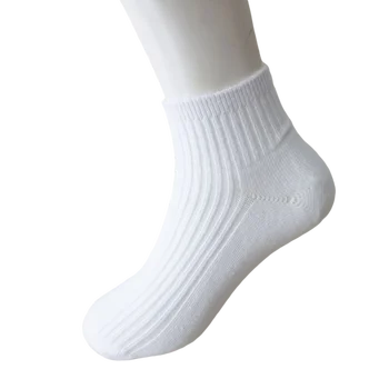 Детские длинные и короткие носки, чисто белые носки для мальчиков и девочек, студенческие синие носки, весна-осень-зима, спортивные носки средней длины, хлопок