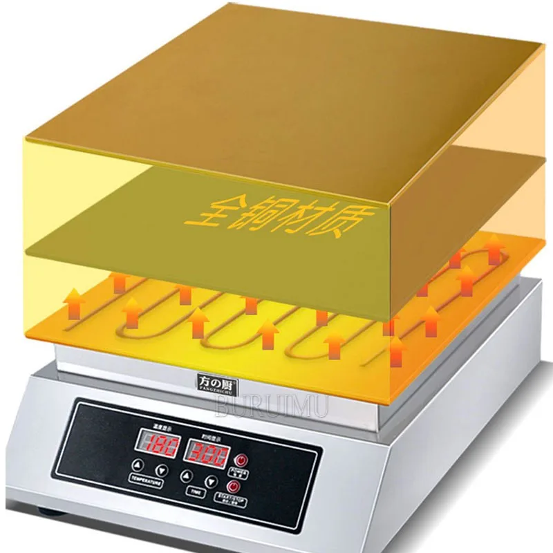 Коммерческая электрическая машина для выпечки суфле с цифровым дисплеем Dorayaki Baker Fluffy Cupcake Maker 1