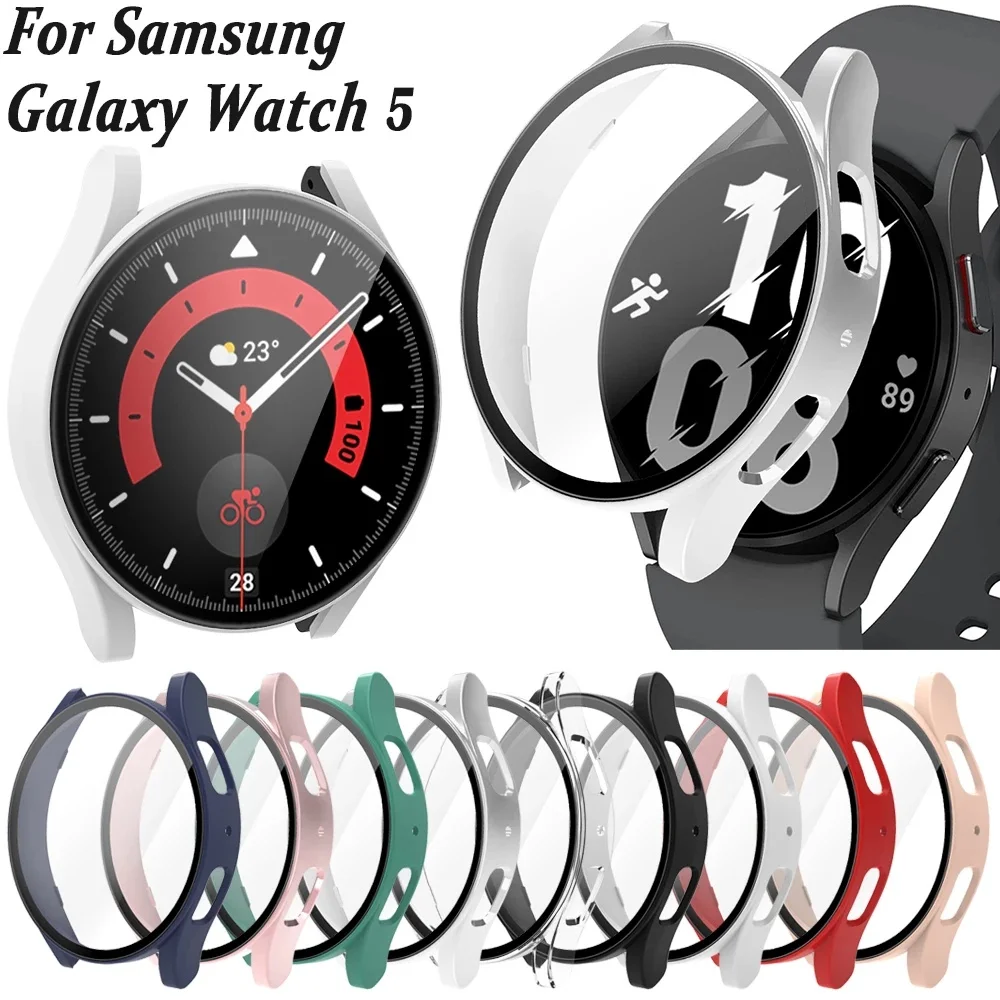 Защитное Стекло для Samsung Galaxy Watch 6 5 Pro 40 мм 44 мм Защитная пленка для экрана Полное Покрытие для Galaxy Watch 6 Пленочные Жесткие Защитные Чехлы 1