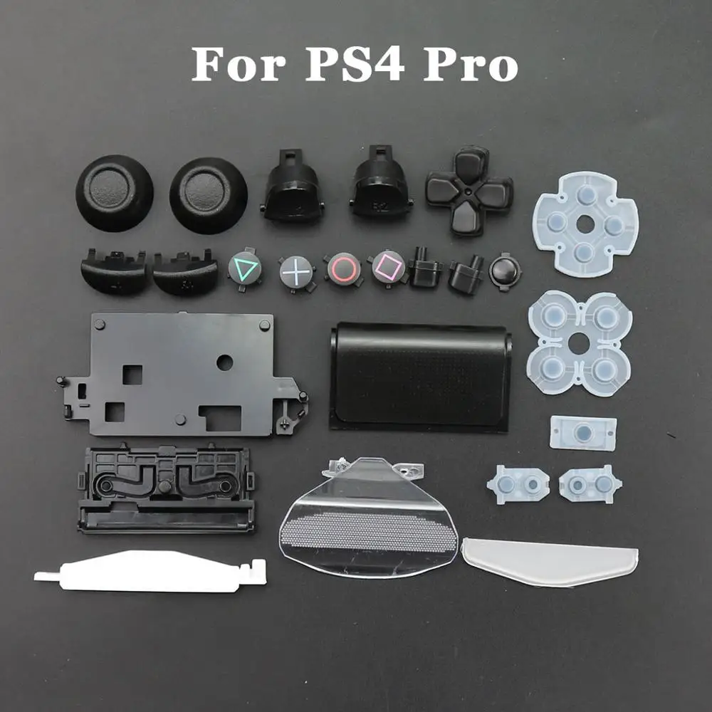 Запчасти для ремонта полного корпуса JCD D-Pad Circle Square Triangle X Набор кнопок для Sony PS4 Для контроллера PS4 Pro 2