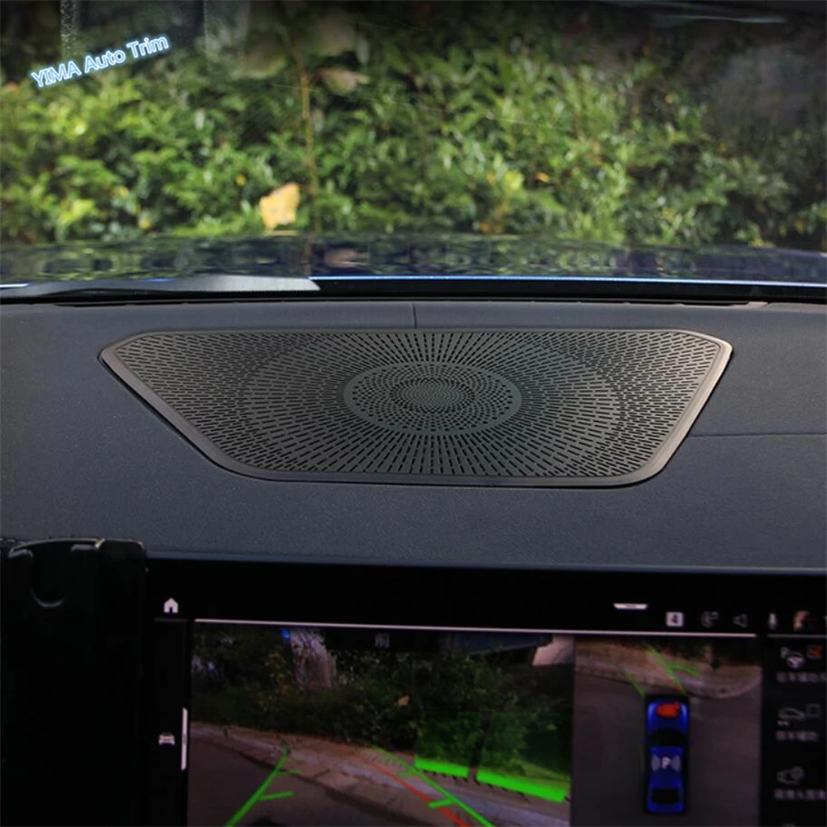 Передний средний стереодинамик Аудио Звуковая накладка громкоговорителя Подходит для BMW 3 серии G20 2019-2023 Черные аксессуары для интерьера 1
