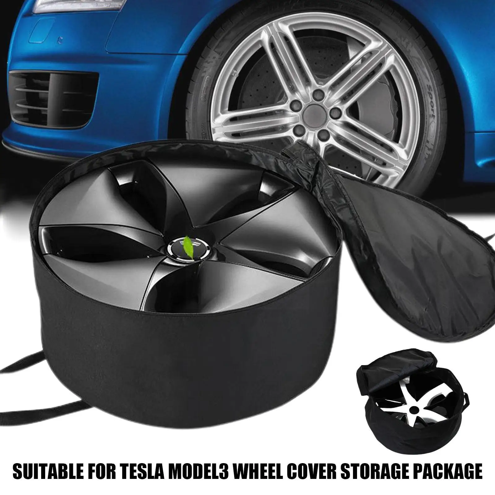 Сумка для хранения рулевой рубки автомобиля Применима Для Tesla Model3, сумка для хранения Крышки ступицы, сумка для хранения модельной ступицы, аксессуары для модернизации S5I1 1