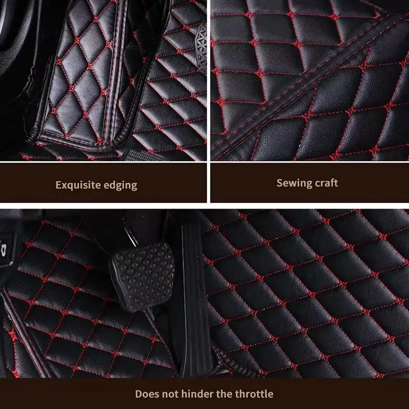 Индивидуальный Автомобильный коврик для MERCEDES BENZ C-Class W205 2014-2019 RHD Кожаный нескользящий ковер Аксессуары для авто интерьера 4