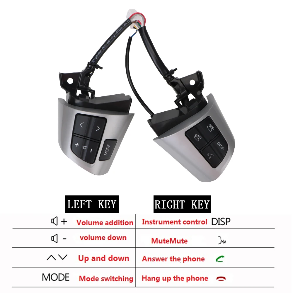 Кнопка переключения круиза Bluetooth голосовое многофункциональное управление аудиосистемой рулевого колеса для COROLLA 2010-2013 84250-02230 3